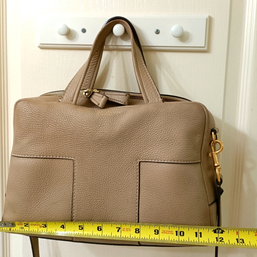Tory burch leather T satchel bag